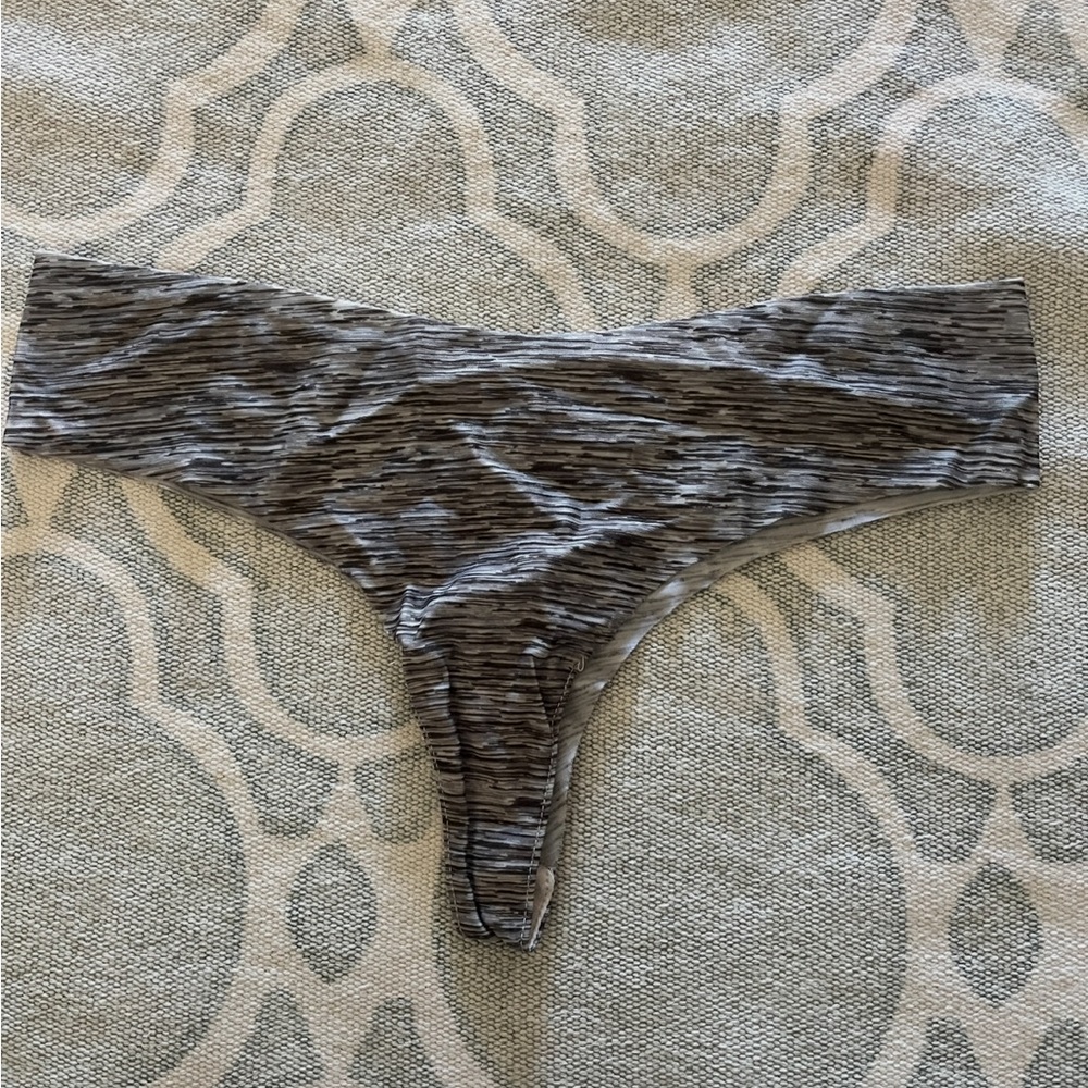 SO Gray Striped Panties